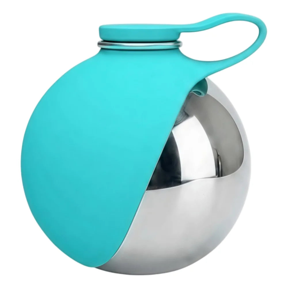 2-In-1 Dog Water Bottle with Bowl Leak Proof Portable Pet Travel Hydration Dispenser Easy Carry 285Ml Outdoor Water Cup